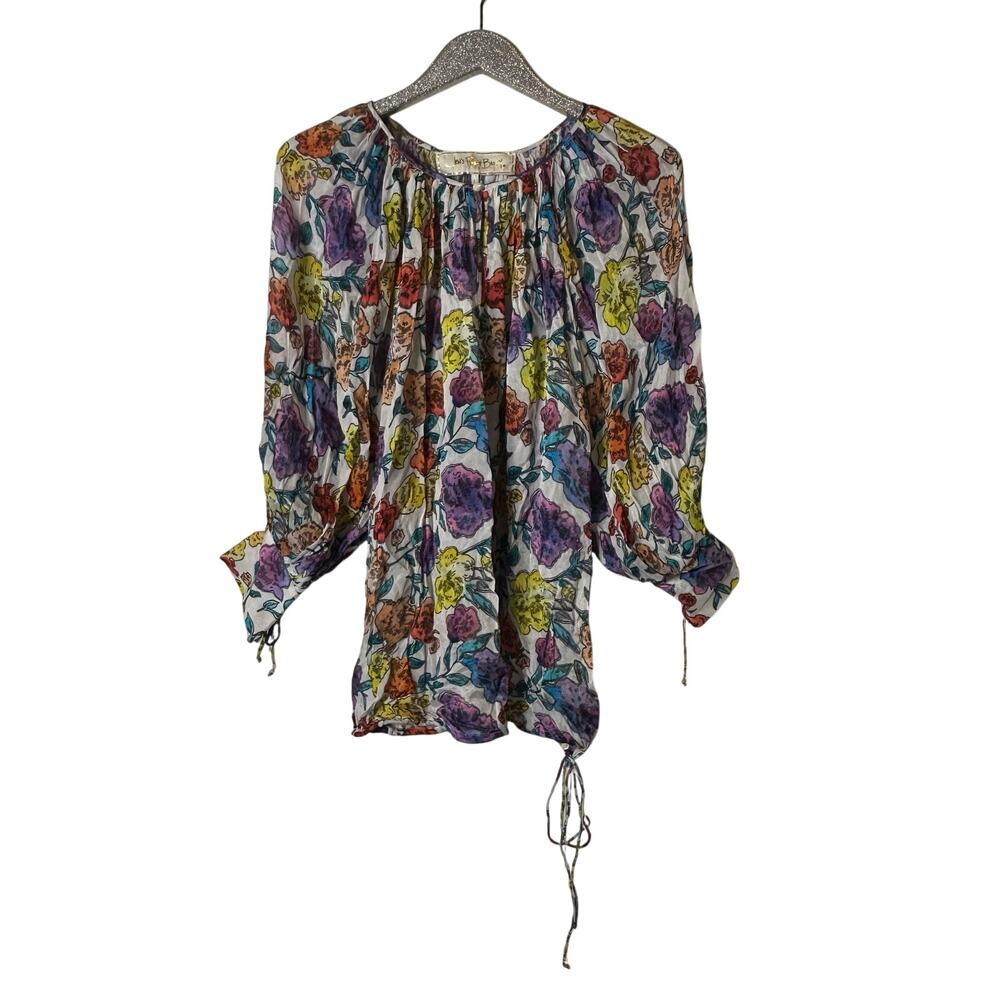 Jen's Pirate Booty Carnivale Tunic Floral Print NEW